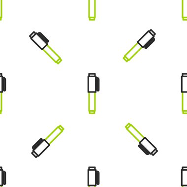 Satır Kalemi simgesi beyaz arkaplanda izole edilmiş kusursuz desen. Vektör İllüstrasyonu.