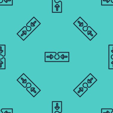 Siyah çizgi simgesi, yeşil arkaplanda pürüzsüz desen izole etti. Deride iltihaplı sivilce. Tıkanmış gözenekteki sebum bir bakterinin büyümesini teşvik ediyor. Vektör.