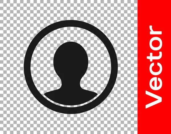 Black Create Account Screen Icon Isoliert Auf Transparentem Hintergrund Vektor — Stockvektor
