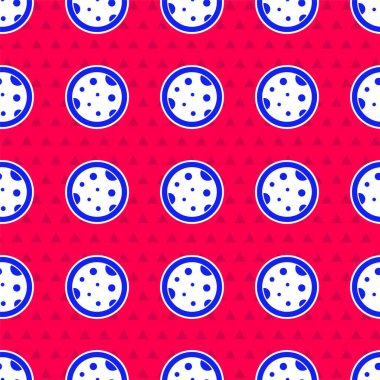 Mavi Petri kabında kırmızı arka planda izole edilmiş bakteri simgesi var. Vektör.