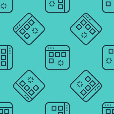 Siyah çizgi yeşil arkaplanda izole edilmiş bir işlem çubuğu simgesiyle bir veri penceresi yüklüyor. Vektör