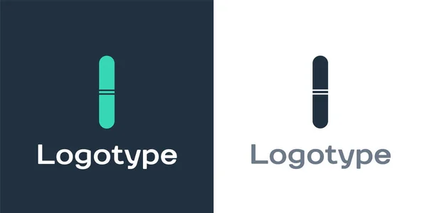 Logotype白い背景に隔離されたネイルファイルアイコン マニキュア ツール ロゴデザインテンプレート要素 ベクトル — ストックベクタ