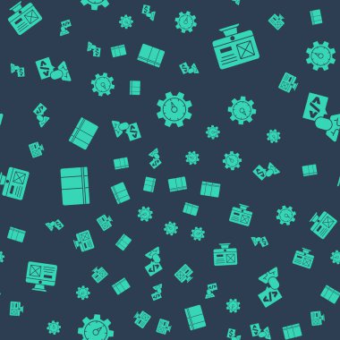 Web sitesi istatistiği, UI veya UX tasarımı, Sketchbook albümü ve Front son geliştirmesini sorunsuz bir şablon üzerine ayarla. Vektör.