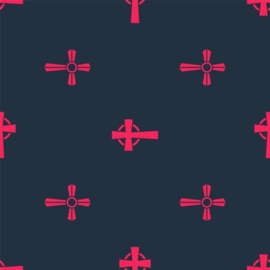 Tombstone 'u çapraz ve pürüzsüz bir şekilde ayarla. Vektör.