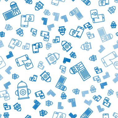 Yangın musluğu, itfaiye binası ve acil durumda 911 'i arayın. Vektör.