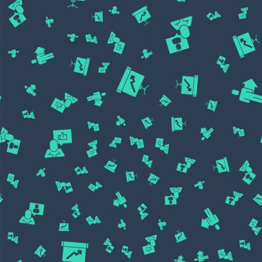 Tebeşir tahtasını diyagram, kelle avcılığı, Hand like ve takım liderini kusursuz bir şekilde ayarla. Vektör.