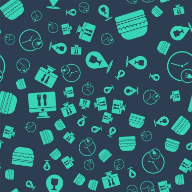 Alkol ya da bira barı konumunu, Burger 'ı, siparişi ve teslimatı ayarlayın ve saat başı teslimatı sorunsuz yapın. Vektör.