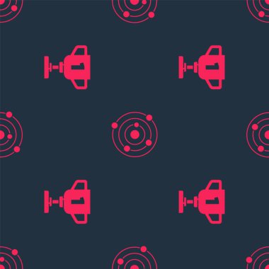 Ödül kupası ve güneş sistemini pürüzsüz modele ayarlayın. Vektör.