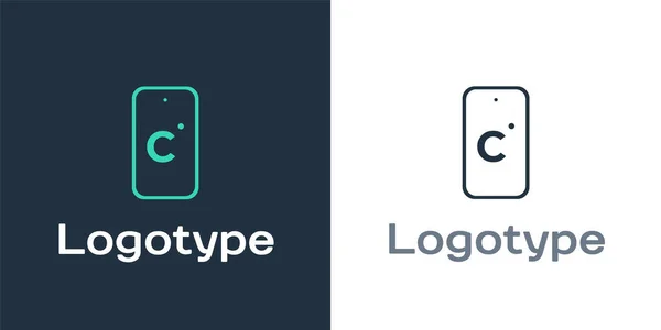 Logotyp Celsius Symbol Isoliert Auf Weißem Hintergrund Logo Design Vorlage — Stockvektor