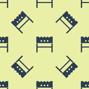 Beyaz arkaplanda siyah barbekü ikonu izole edildi. Simgeleri renklendirin. Vektör.