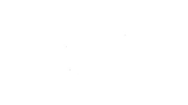 Siyah çizgi bilardo masası simgesi beyaz arkaplanda izole edildi. Bilardo masası. 4K Video hareketli grafik canlandırması