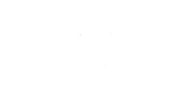 Siyah çizgi beyaz arka planda izole edilmiş ortaçağ kılıç simgesini geçti. Ortaçağ silahı. 4K Video hareketli grafik canlandırması