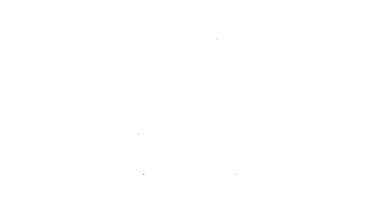 Siyah çizgi Not Defteri simgesi beyaz arkaplanda izole edildi. Spiral not defteri simgesi. Okul defteri. Yazı tahtası. Okul günlüğü. 4K Video hareketli grafik canlandırması