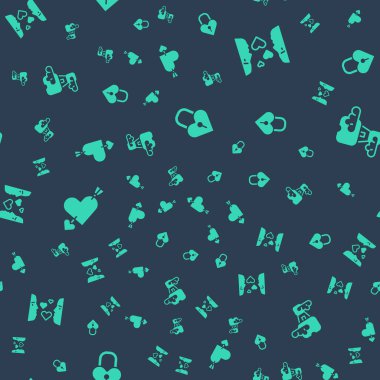 Castle 'ı kalp şeklinde kur, ilk görüşte aşk, Amour with and Arour ve Romantik sıcak hava balonunu kusursuz bir kalıba sokun. Vektör.