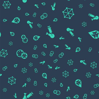 Gmo araştırma tavuğunu, GDO 'yu ve kusursuz deseni ayarla. Vektör.