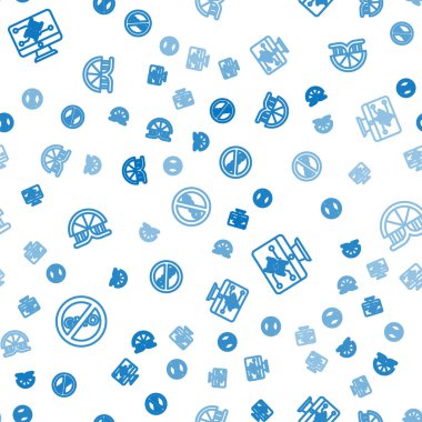 Hat No GMO, Genetik mühendisliği modifikasyonu ve kusursuz desenli genetik olarak değiştirilmiş turuncu. Vektör.