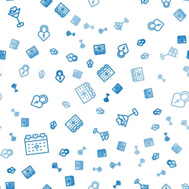 Takvimi kalple, Martini bardağıyla ve Castle 'ın şekline göre ayarla. Vektör.