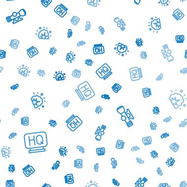 Askeri karargah, keskin nişancı optik görüşü ve bomba patlamasını kusursuz şekilde ayarlayın. Vektör.