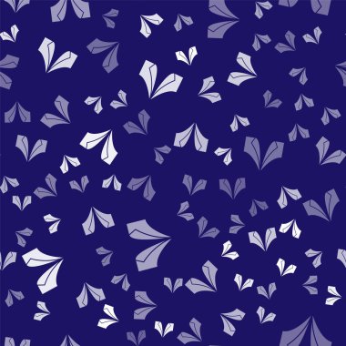 Beyaz turist çadırı simgesi mavi arka planda izole edilmiş. Kamp sembolü. Vektör.