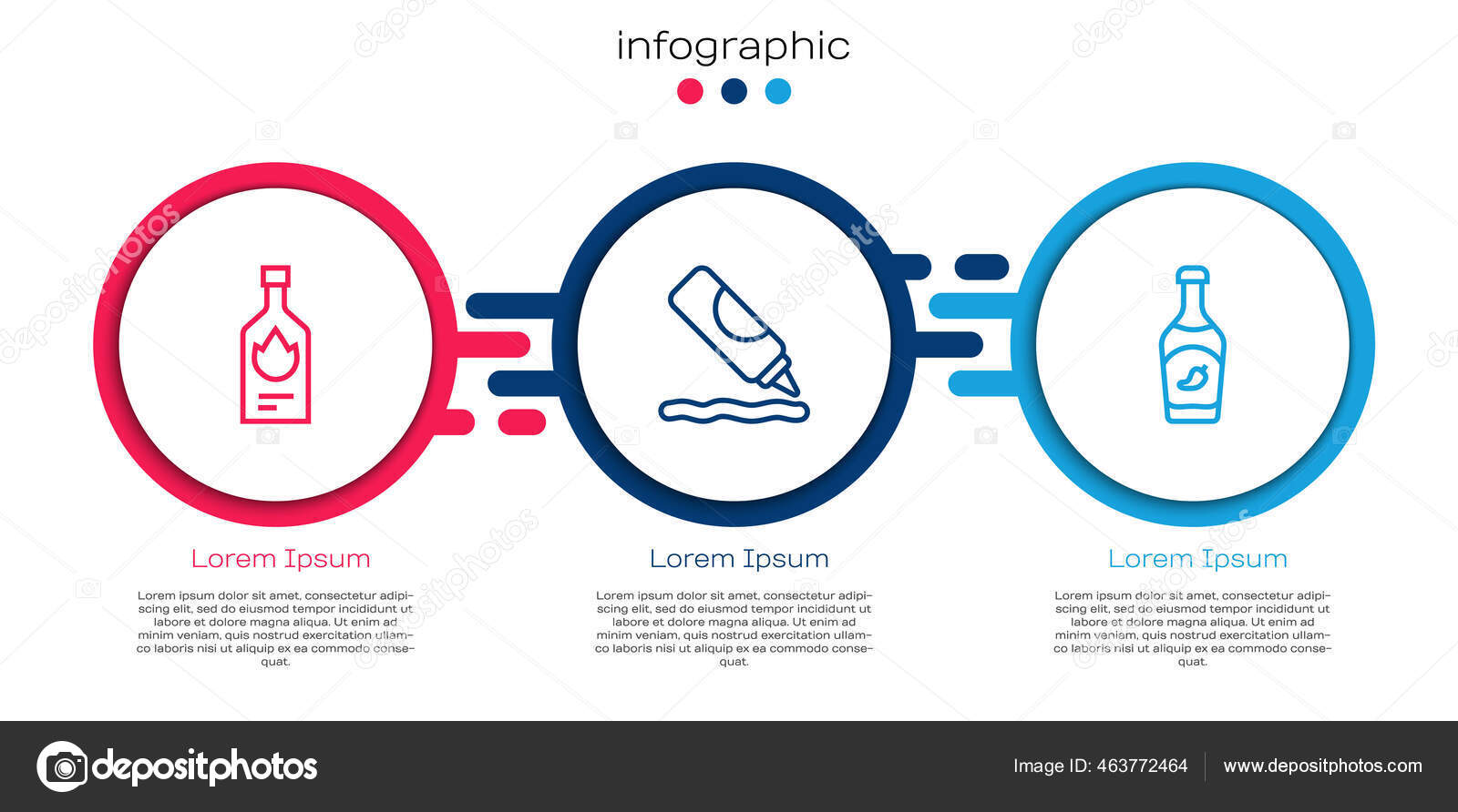 Download Set Line Tabasco Sauce Ketchup Bottle Business Infographic Template Vector Vector Image By C Vectorstockvadim Vector Stock 463772464