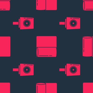 Püskürtme başlığını ve kağıt havluyu pürüzsüz şekilde sarabilir. Vektör.