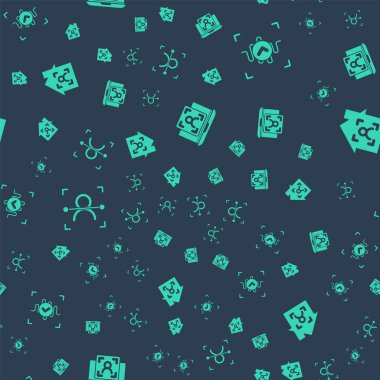 Bilgisayarı yüz tanıma, ses, yüz ve akıllı ev tanımlama özelliklerine göre ayarlayın. Vektör.