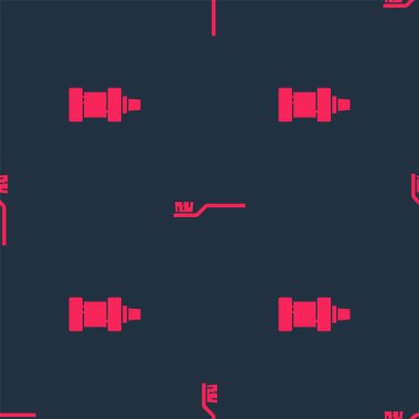 Şişeyi temizleme maddesi ve diş fırçasına ayarlayın. Vektör.