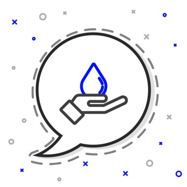 Beyaz arka planda izole edilmiş sabun ikonuyla el yıkama. Virüs ve bakterileri önlemek için ellerini sabunla yıkıyorsun. Renkli taslak konsepti. Vektör İllüstrasyonu.