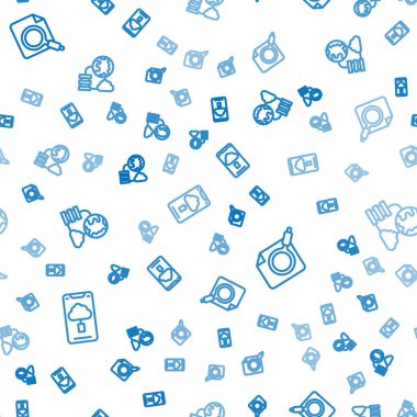 Hat Bulut teknoloji veri transferini, dizin ile arama kavramını ve Ağ bulut bağlantısını kusursuz şablona ayarla. Vektör