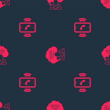 Telefon desteğini 24 saat ayarla ve konuşma baloncuğu sohbetini pürüzsüz bir şablona ayarla. Vektör