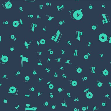 Gemi hattı yolunu, şehir haritası navigasyonunun bilgisini, konum işaretleyicisini ve harita işaretleyicisini yıldızlı kusursuz desenle ayarla. Vektör