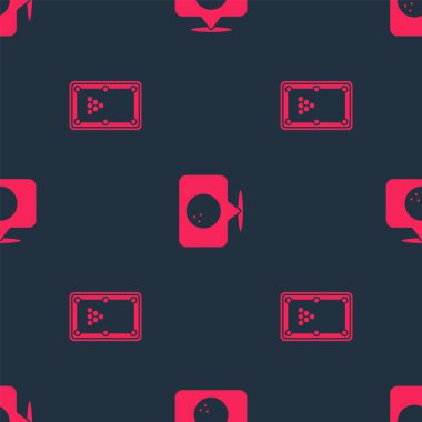 Bilardo masasını ve lokasyonu bowling topuyla kusursuz bir şekilde ayarla. Vektör