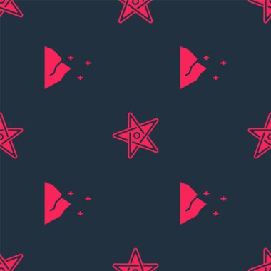 Sihirli tozu ve pentagramı kusursuz bir şekle sokun. Vektör