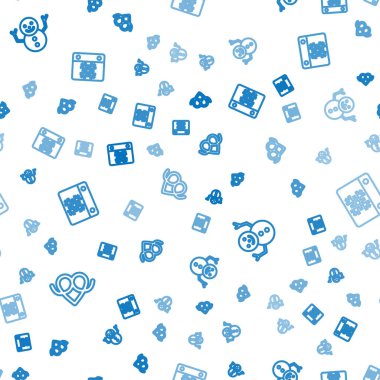 Simit, Noel Kardan Adam ve Takvim 'i kusursuz dizilime ayarla. Vektör