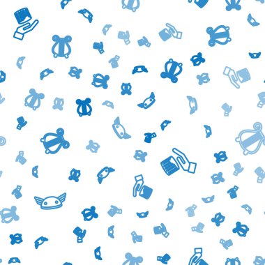 Kanatlı çizgi miğferi, Eskiler sütunu ve Lir 'i pürüzsüz desenlere ayarlayın. Vektör