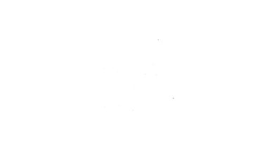 Tornado simgesi beyaz arkaplanda izole edildi. Kasırga, kasırga, fırtına bacası, kasırga ya da hortum ikonu. 4K Video hareketli grafik canlandırması