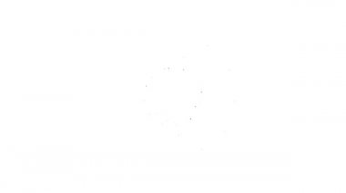 Beyaz arkaplanda siyah çizgi çiçek simgesi izole edildi. 4K Video hareketli grafik canlandırması