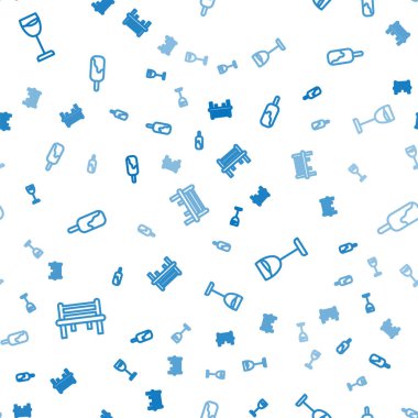 Romantik sırayı, şarap kadehini ve dondurmayı kusursuz bir şekilde ayarla. Vektör.