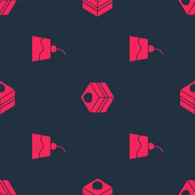 Puding ve Brownie çikolatalı kekini kusursuz bir şekle sokun. Vektör