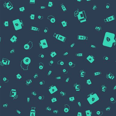 Organik kozmetik, vegan sütü, içinde yaprak olan insan kafası ve kusursuz bir beslenme düzeni. Vektör