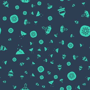 Zehri şişeye koy, alarm zilini çal, sihirli toz ve pentagram çemberini kusursuz bir şekilde çiz. Vektör