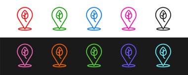 Vejetaryen yemek diyeti ikonu, izole edilmiş hat arkaplanı. Organik, biyolojik, ekolojik sembol. Vejetaryen, et yok, laktozsuz, sağlıklı, taze ve şiddet içermeyen yiyecekler. Vektör.