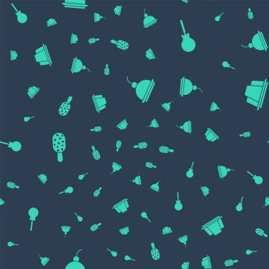 Kirazlı cheesecake, lolipop, dondurma ve jöleyi kusursuz bir şekle sokun. Vektör