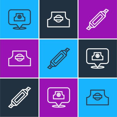 Hat spreyi kapağı, İşaretleyici kalem ve simgeyi kapatabilir. Vektör