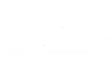 Siyah çizgi dramatik maske ikonu beyaz arkaplanda izole edildi. 4K Video hareketli grafik canlandırması