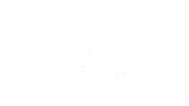 Siyah çizgi Yargıç Tokmak ikonu beyaz arka planda izole edildi. Gavel cezaların, faturaların, mahkemenin, adaletin hükmünü verecek. Açık arttırma çekici. 4K Video hareketli grafik canlandırması