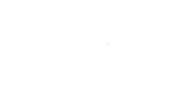 Beyaz arka planda izole edilmiş boynuz ikonu olan şeytanın kara çizgi maskesi. 4K Video hareketli grafik canlandırması