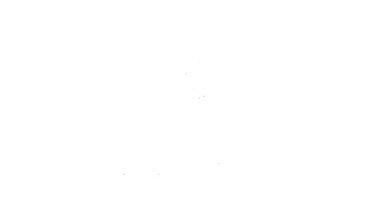 Beyaz arkaplanda izole edilmiş, şamdan simgesinde yanan siyah çizgi. Silindirik mum çubuğu ve yanan ateş. 4K Video hareketli grafik canlandırması