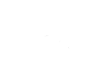 Siyah çizgi Hıristiyan çapraz simgesi beyaz arka planda izole edildi. Kilise haçı. 4K Video hareketli grafik canlandırması