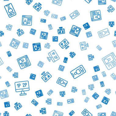 Satır monitör ekranını, gelen arama cep telefonunu ve Dating uygulamasını sorunsuz bir şekilde çevrimiçi olarak ayarla. Vektör